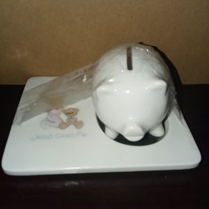 Precious moments brand new piggy bank